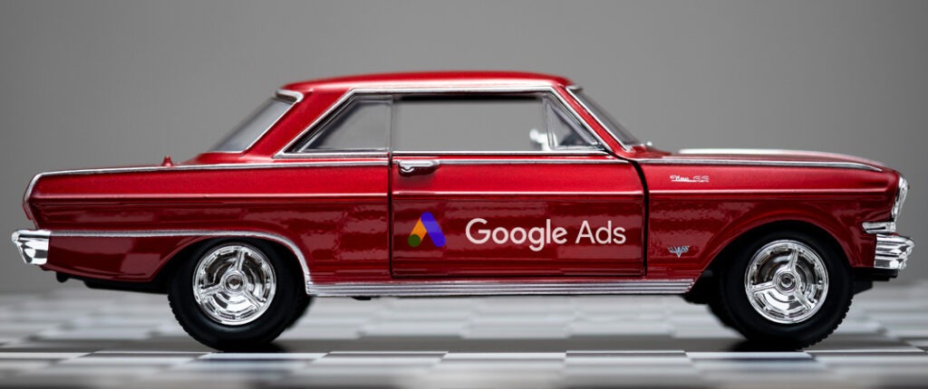 Old Car w Google Ads logo